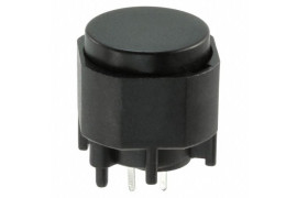 K12C BK 1 2.5N SWITCH PUSH SPST-NO 0.1A 30V