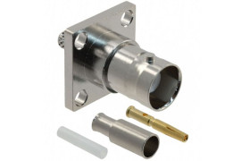 Konektör BNC Uyumlu Krimp Tip Panel Monte (AMPHENOL 112288)
